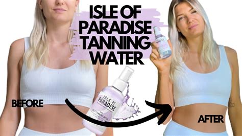 best way to use isle of paradise tanning water